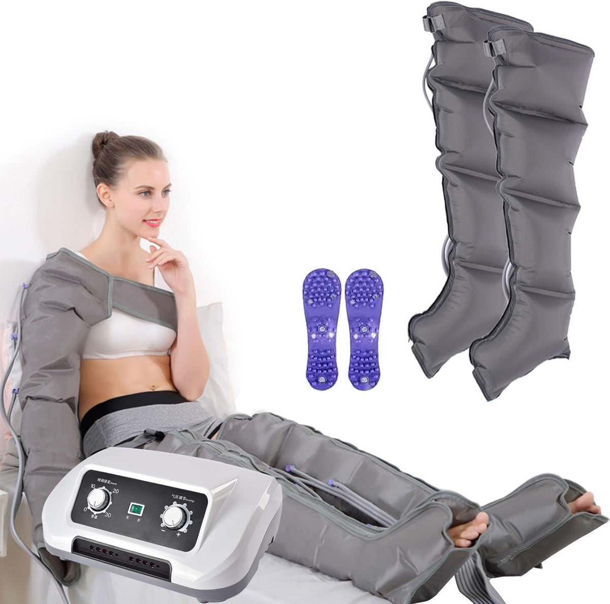 Bottes de pressoth¨¦rapie - massage par compression d'air