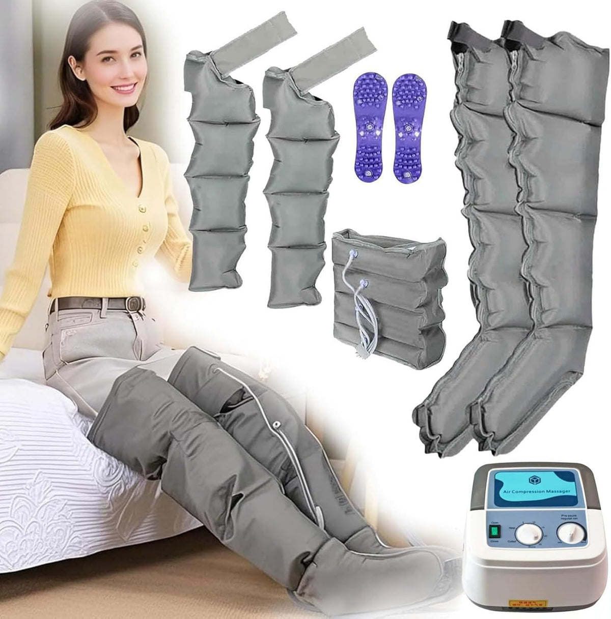 Bottes de pressoth¨¦rapie - massage par compression d'air