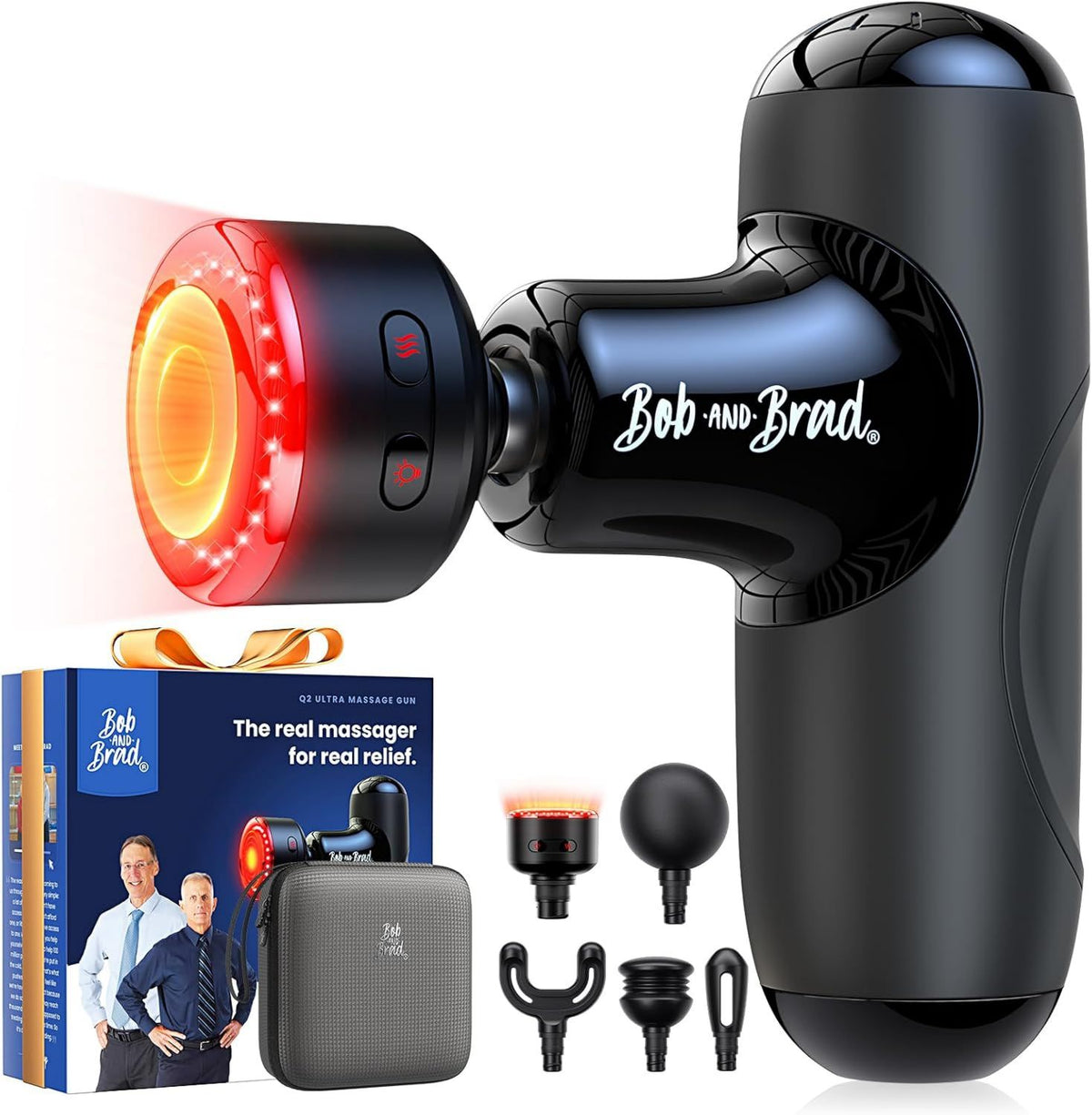 Pistolet de massage ¨C fonction chauffante, fonctionnement silencieux, BOB