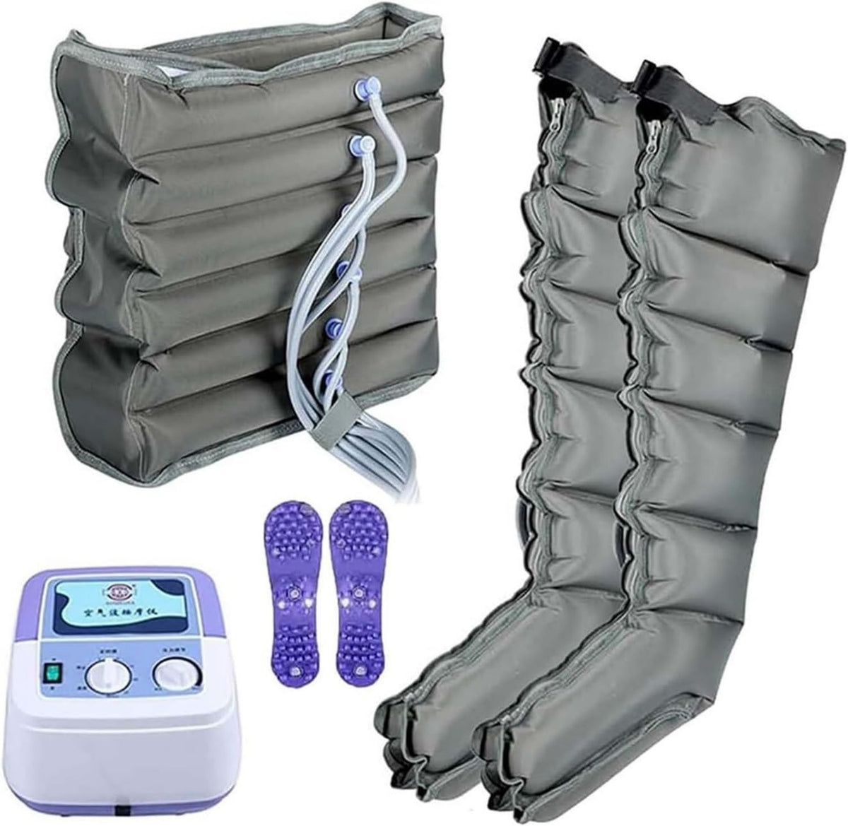 Bottes de pressoth¨¦rapie - massage par compression d'air, 6 chambres