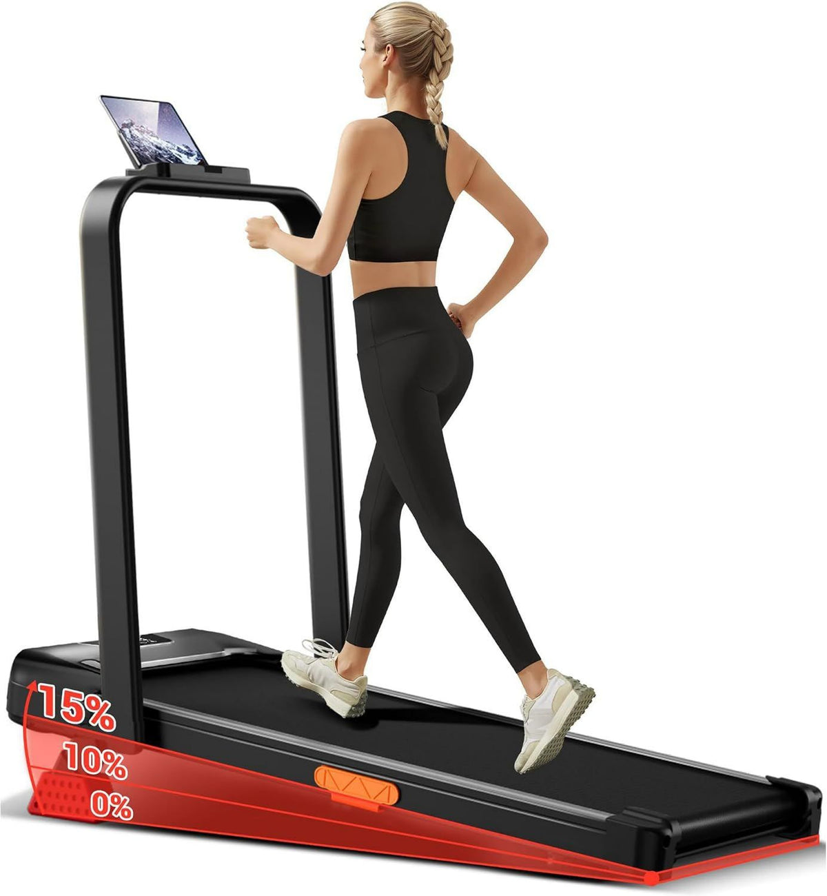 UMAY Tapis de marche: r¨¦glable, 136KG, 10KM/H