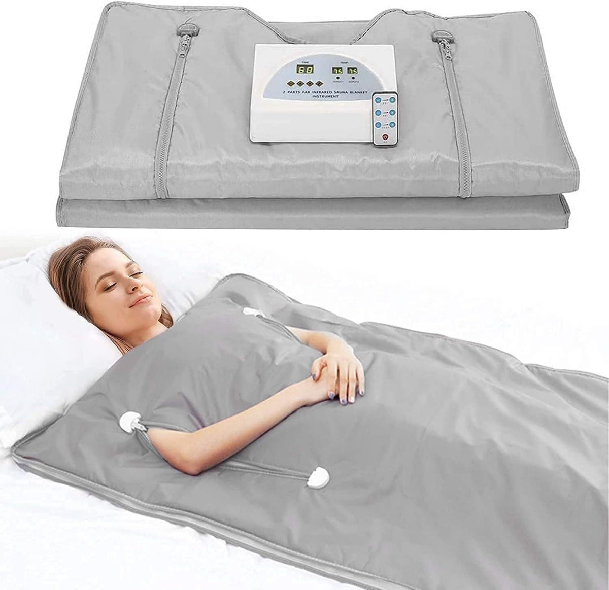 Couverture de sauna infrarouge - avec t¨¦l¨¦commande