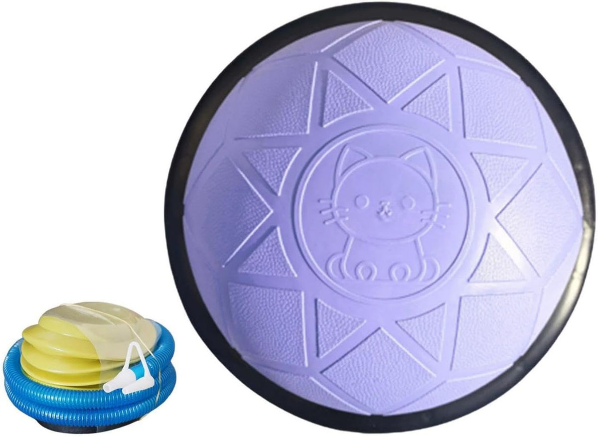 Demi-Ballon d'exercice Gonflable avec Base antid¨¦rapante et Pompe pour Exercices - structure gonflable