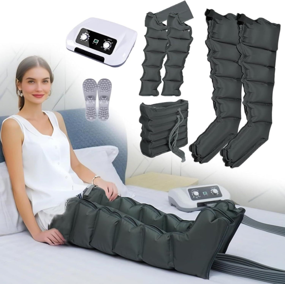 Bottes de pressoth¨¦rapie - massage par compression d'air