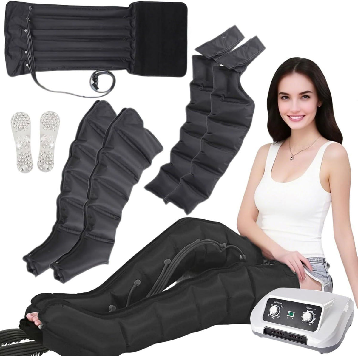 Bottes de pressoth¨¦rapie ¨C usage ¨¤ domicile, 6 Chambres