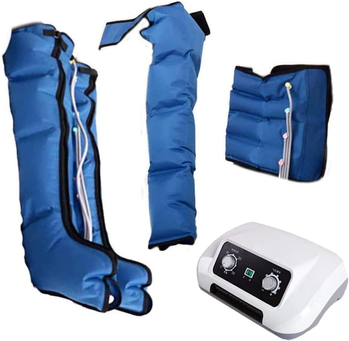 Bottes de pressoth¨¦rapie: massage par compression d'air, pour pieds et jambes