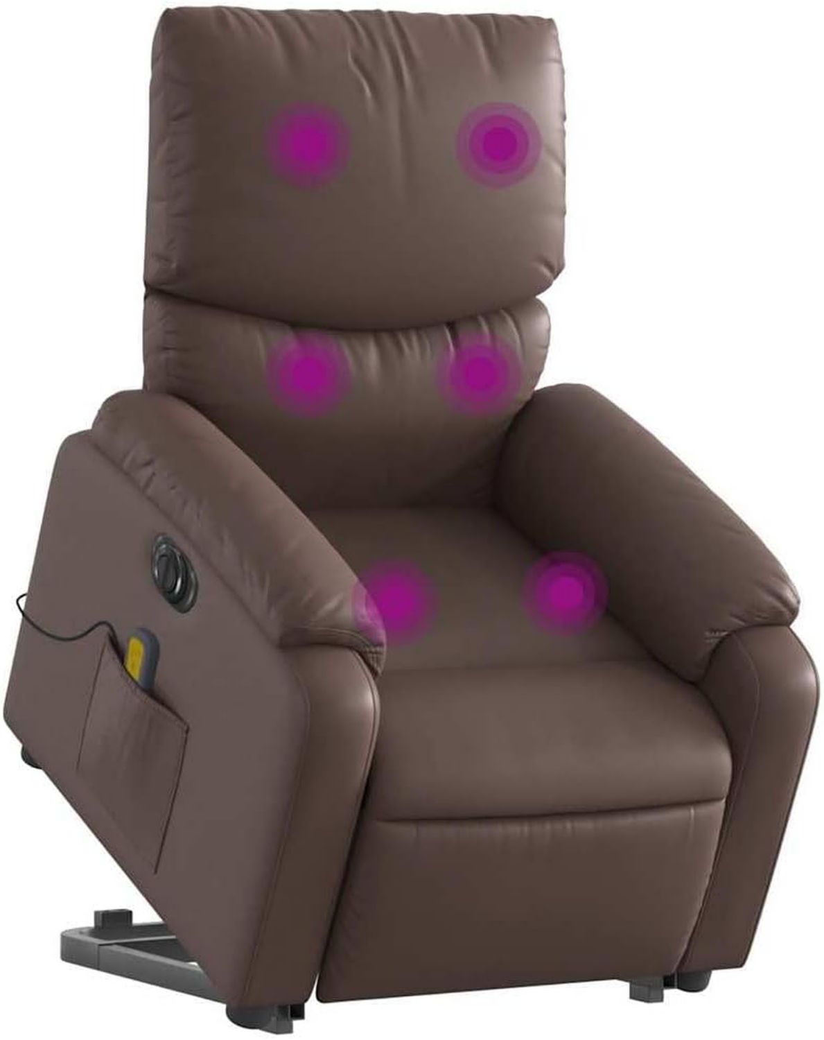 Fauteuil de massage ¨C r¨¦glable, marron