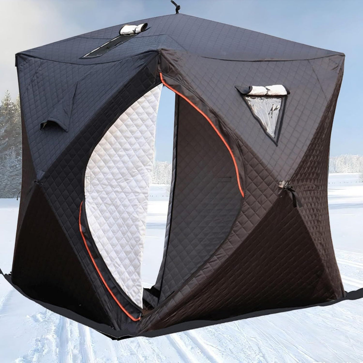 Sauna vapeur portable: structure en acier, isol¨¦, 8 x 1, 8 x 2, 1 m