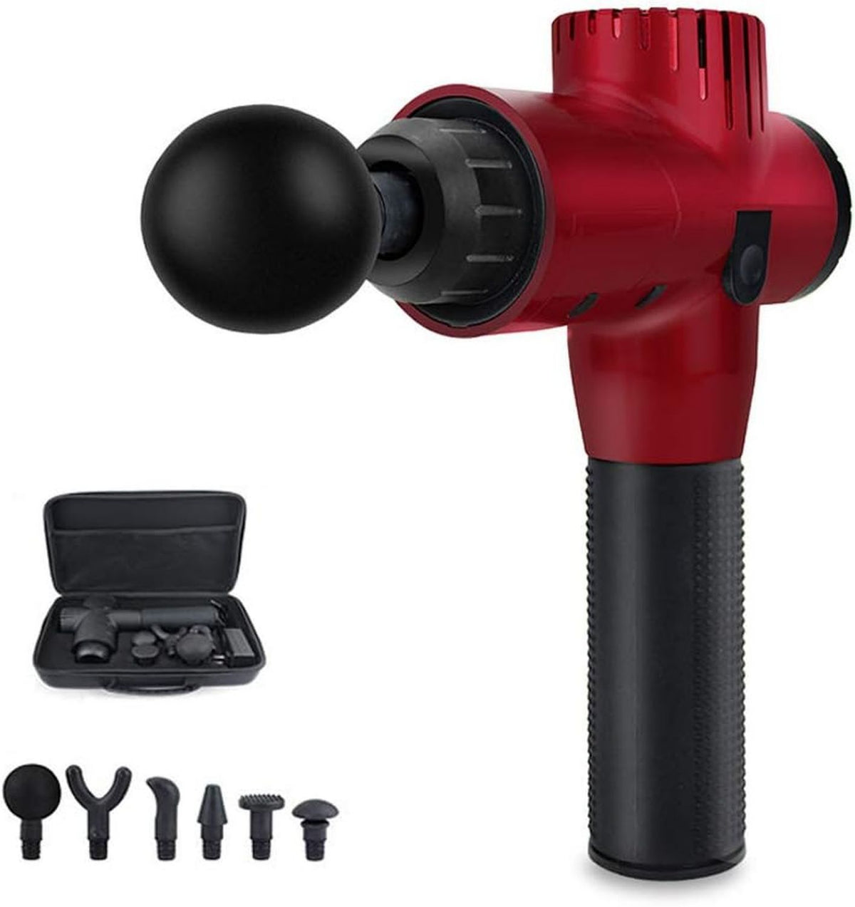 Pistolet de massage - r¨¦glable, vitesse r¨¦glable, 48DB, 2600mAh, 20 Vitesses