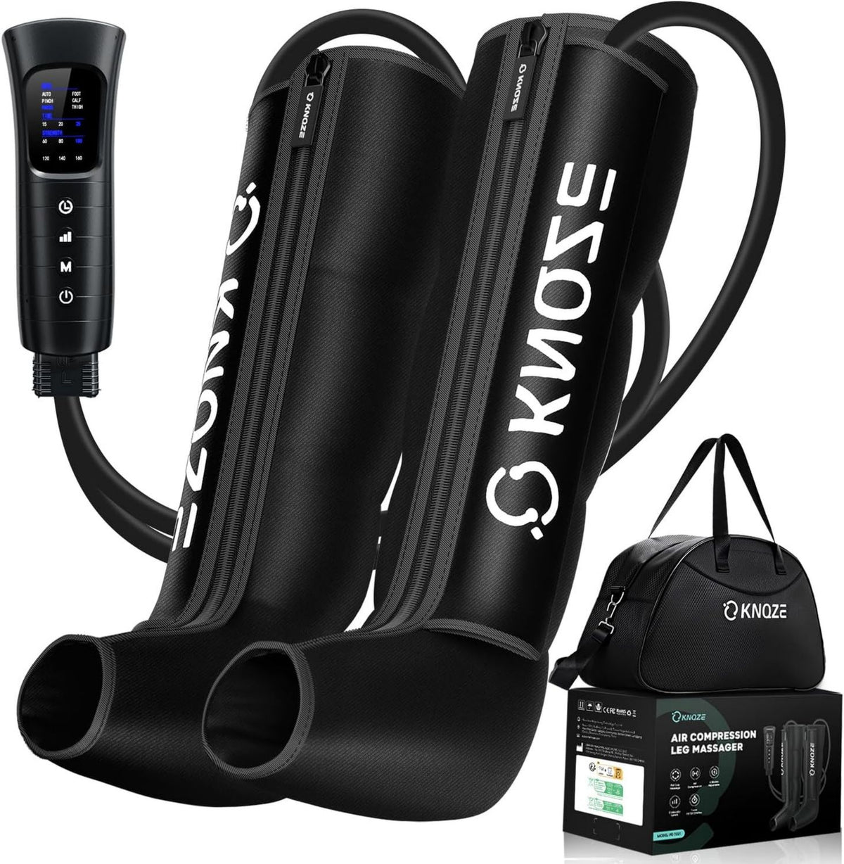 Appareil de massage: massage par compression d'air, 6 Niveau x, 6 Modes, KNQZE