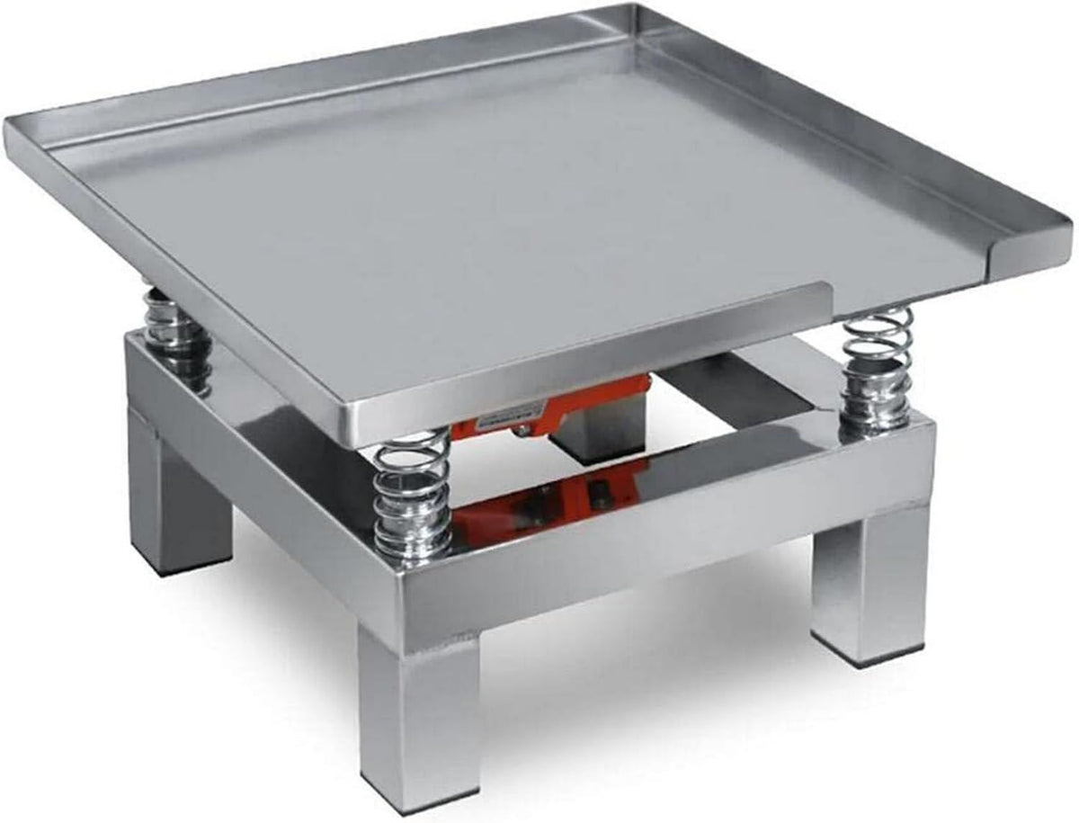 Plateforme vibrante: structure en acier, en acier inoxydable, 50 x 50 cm, 220 V