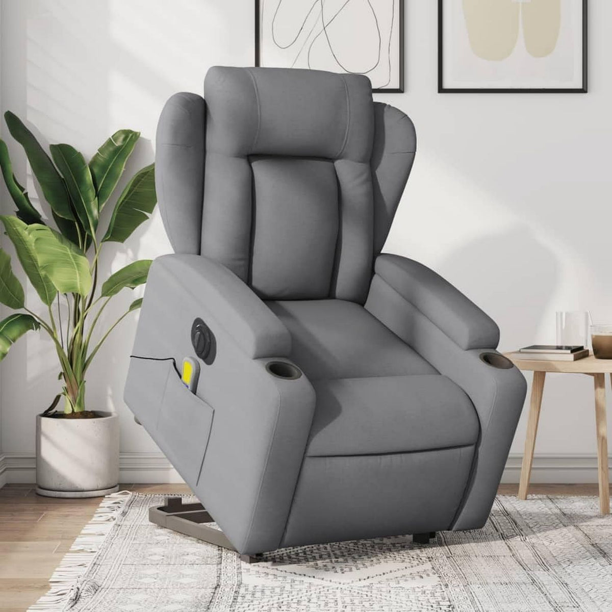 Fauteuil de massage ¨C r¨¦glable, gris, Gecheer