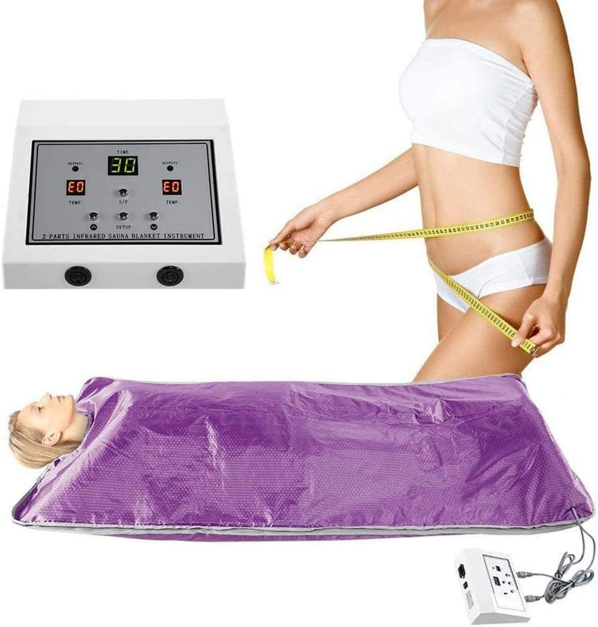 Couverture de sauna infrarouge - infrarouge lointain, format portable, usage professionnel